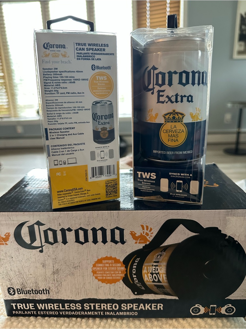 Corona Bluetooth Speaker bundle - 3 speakers total - stereo sync!